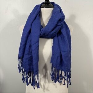 Elegant Blue Pashmire Scarf